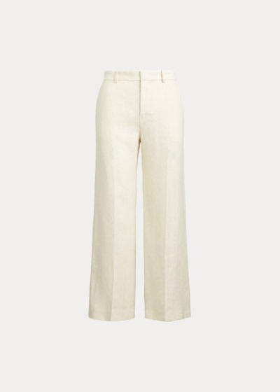 Women's Ralph Lauren Herringbone Wide-Leg Pants | 938274OLZ